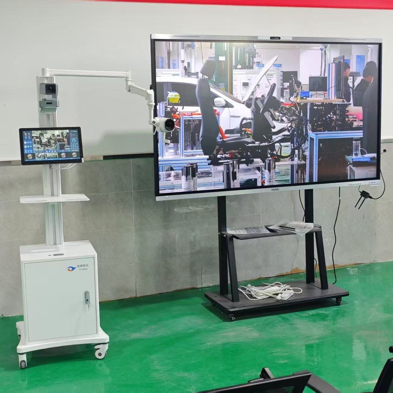 可視化移動(dòng)實(shí)訓(xùn)教學(xué)錄播推車,實(shí)訓(xùn)教學(xué)推車SY-M302V